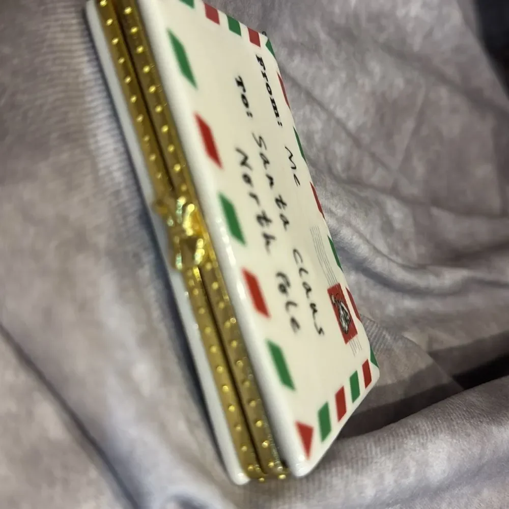 Limoge style letters‎ from Santa box